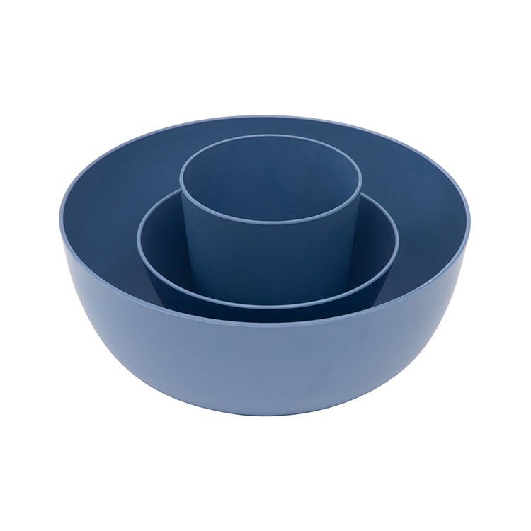 Nordic Plastic Reusable Kitchen Customized RPET Bowl Size Reusable Nordic Bowl Set