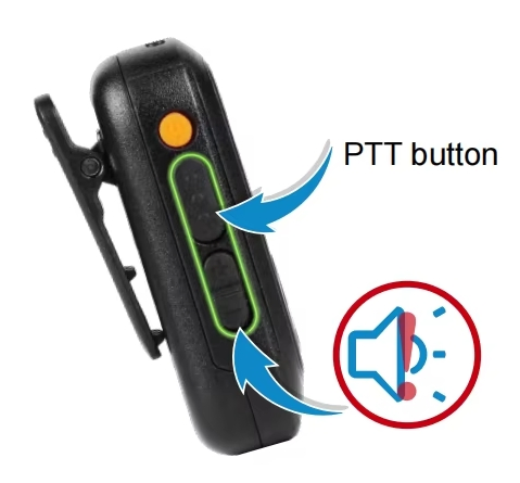 Радиостанция TYT IP-L8 Hands-Free с гарнитурой