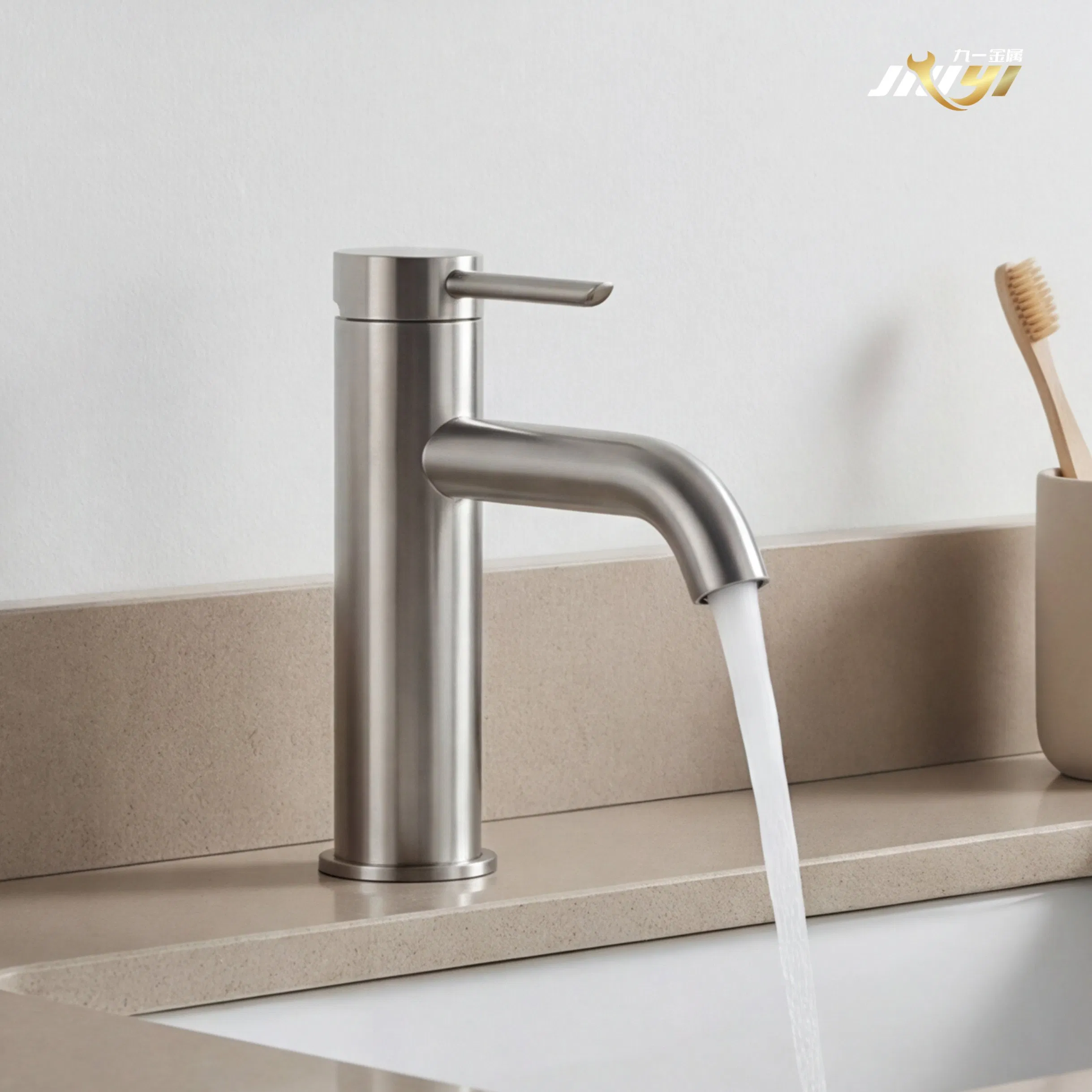 China Manufacturer Bathroom Accessories Sanitary Ware Stainless Steel Taps and Faucets with Single Handle for Bathroom