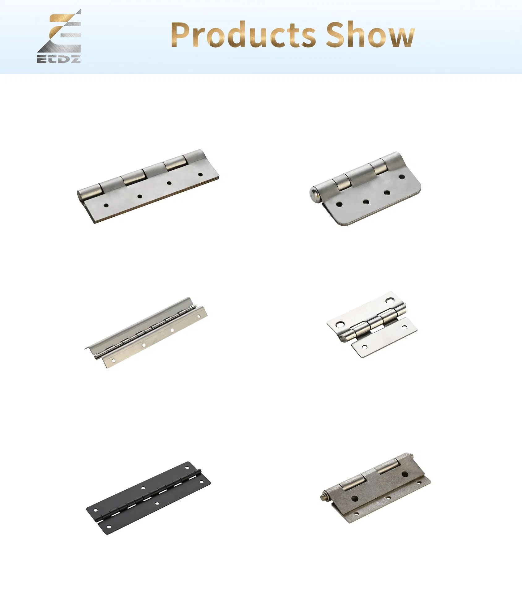 Stainless Steel, Brass, Aluminum Door Hinge OEM Long Piano Hinge BS-124