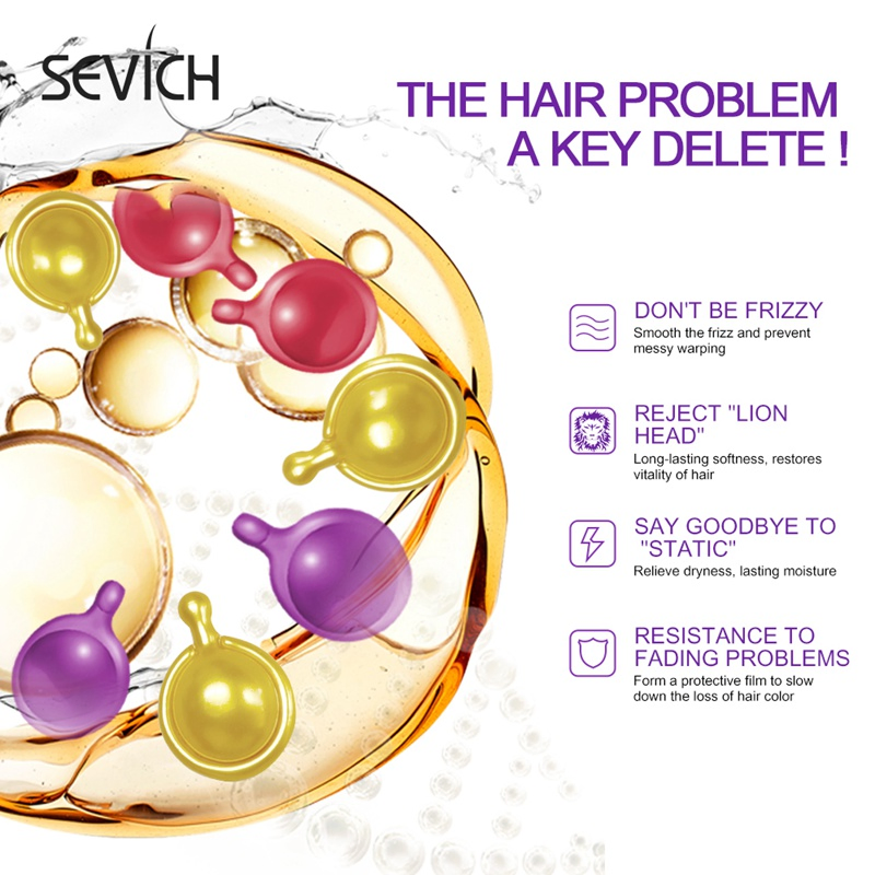 Sevich Hair Treatment Hair Vitamin Hair Oil Serum Capsule Custom