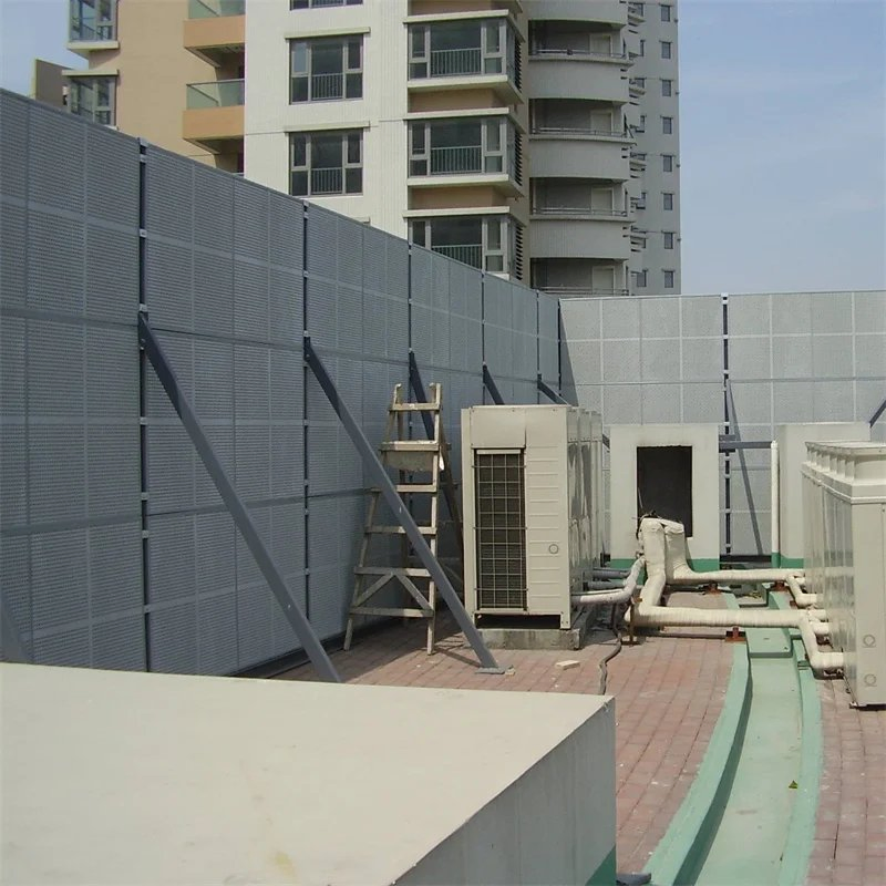 Residential Soundproof Barrier Wall Galvanized Steel Noise Reduction Fence