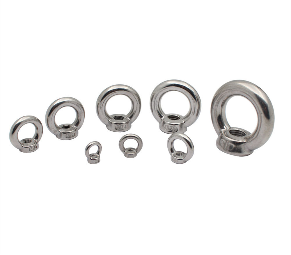 Stainless Steel 304/316 Lifting Eye Nuts DIN582 Steel Forged Ring Nut Anchor Lifting Eye Nuts