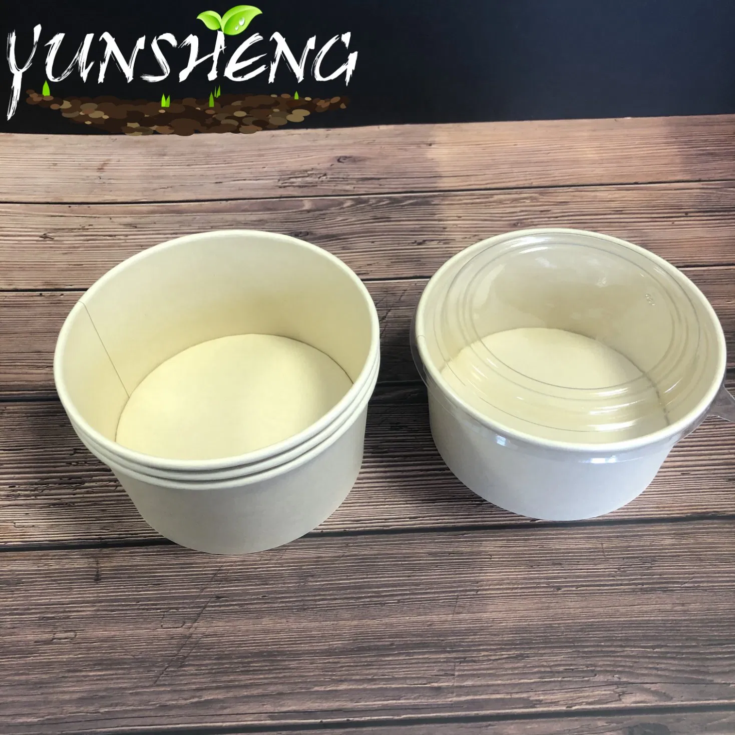 Compostable Disposable Paper Soup Bowl/Salad Bowl for Party or Dinner