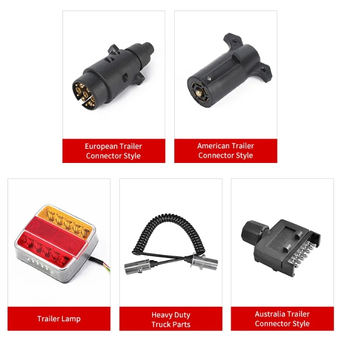 Rectangular LED Combination Tail Lamp for Truck Trailers