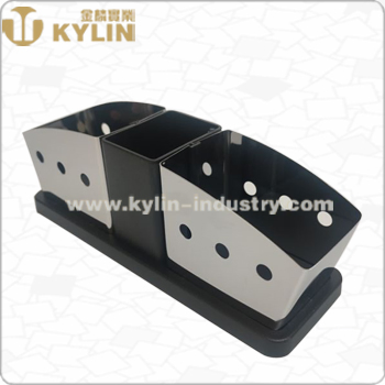 Premium Stainless Steel Bar Organizer with Function of Sugar Bag Tea Bag Holder