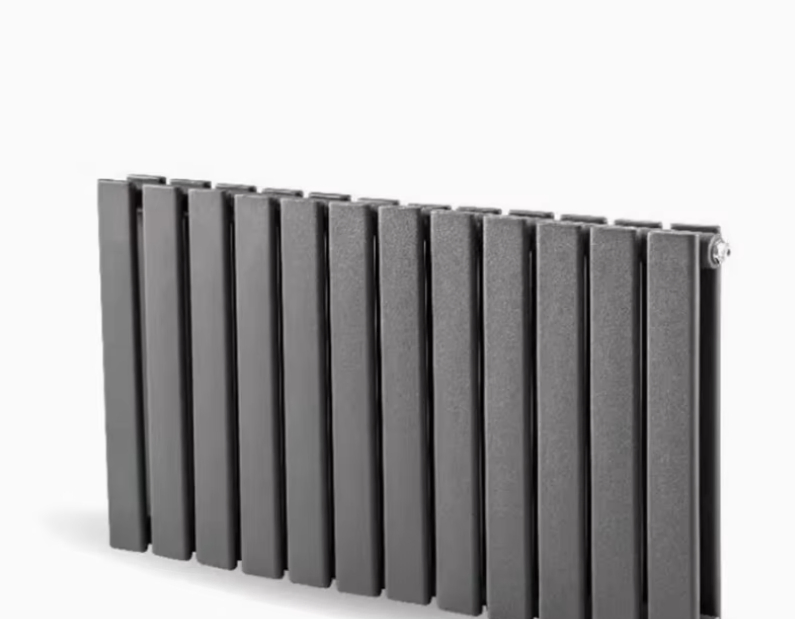 Double Flat Panel Heating Aluminum Steal Radiator Black Anthracite Color