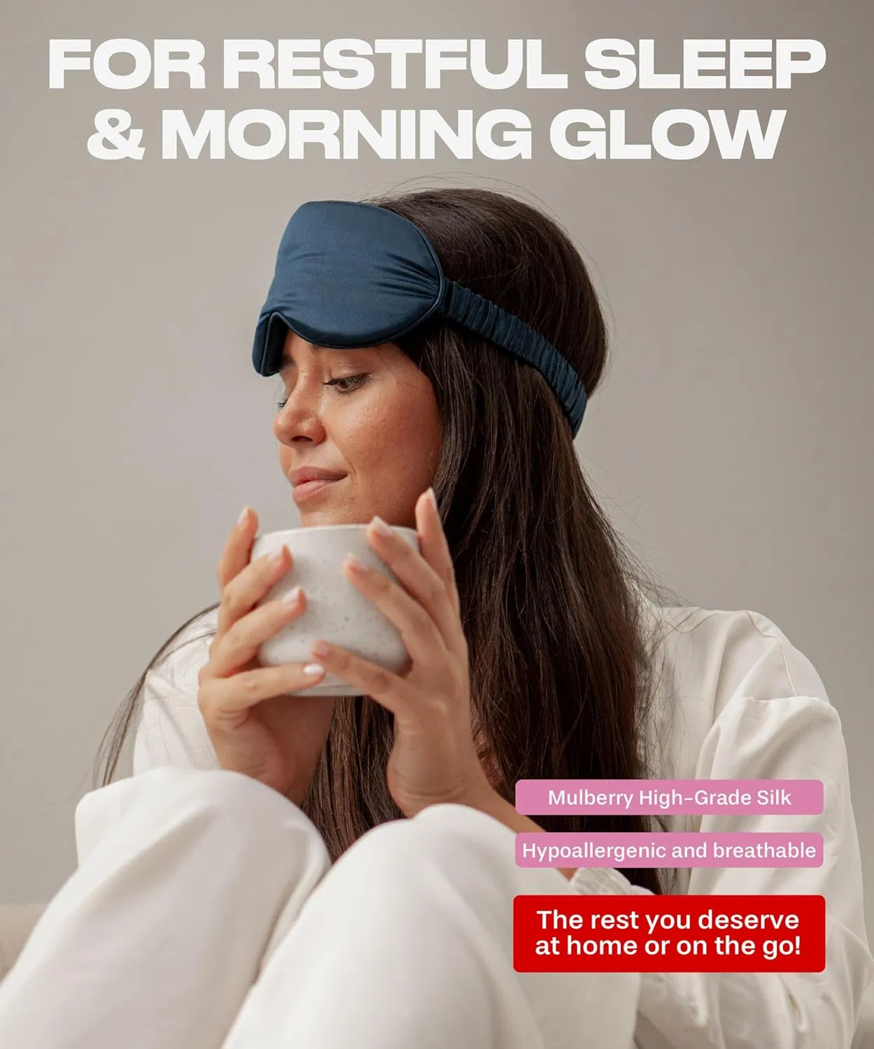 Premium Silk Sleep Mask for Deep Relaxation and Comfort