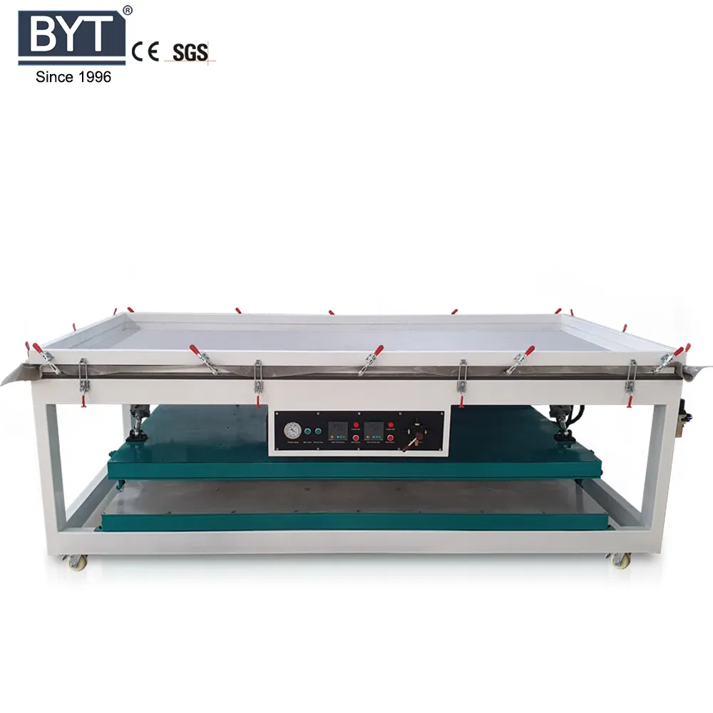Terrazzo Color Solid Surface Vacuum Membrane Press Machine with Big Chips Grain