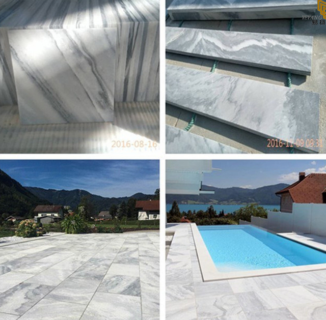 China Natural Black Slate Tile for Swimming Pool