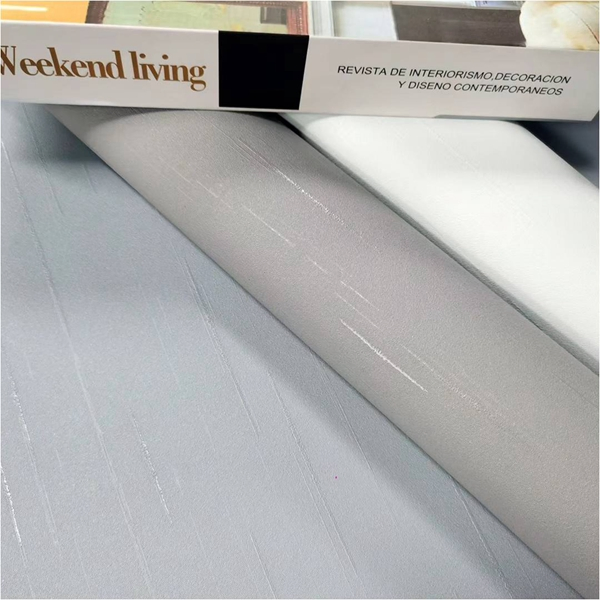 Environmental and Flame Resistant PVC Wallcovering Fabric Roll