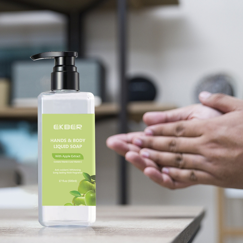 Organic Vegan Bathroom 500ml Wholesale for Body and Hand Wash in Square Plastic Bottle Pure Castile Liquid Soap