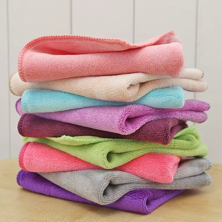 Polishing Water Absorbent Coral Fleece Cleaning Cloth Microfiber Car Wash Towel