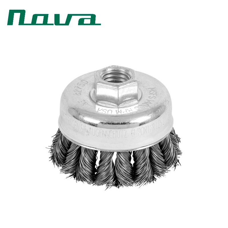 4 Wire Cup Wheel Brush for Cleaning