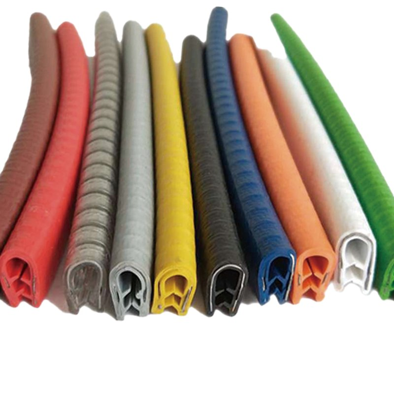 PVC U Shape Door Frame Seal with Steel Reinforcement