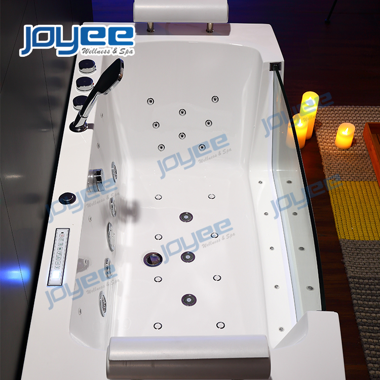 Угловая гидромассажная ванна Joyee с подсветкой