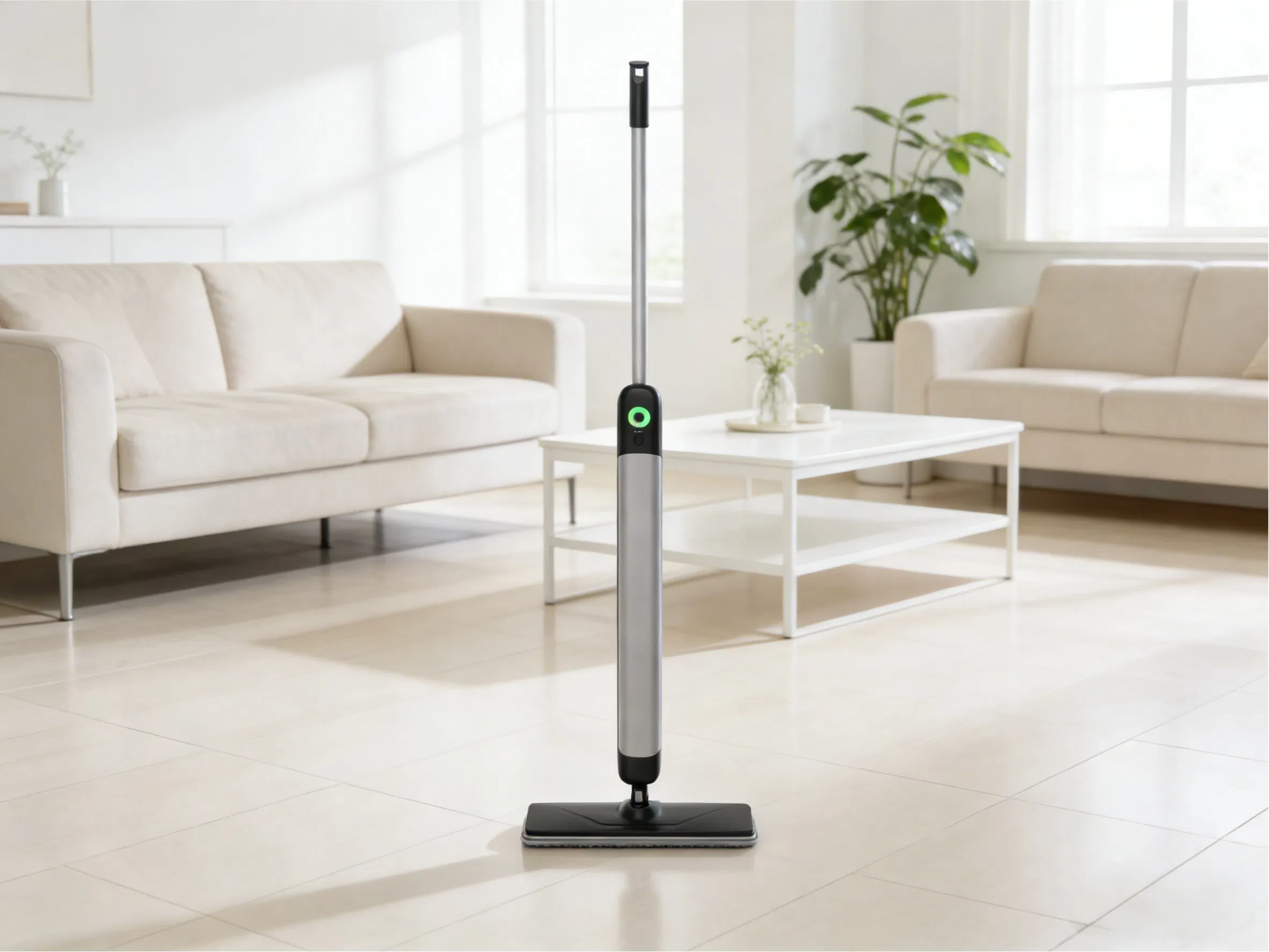 Electric Mop Delivers Real-Time Clean Water Washing and Wastewater Suction
