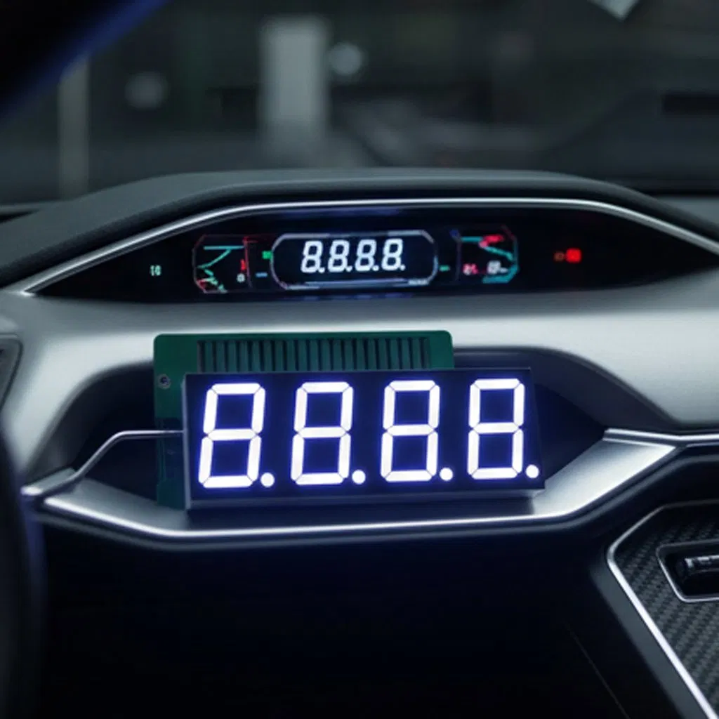 Bright White LED Display Module for Temperature Humidity Control