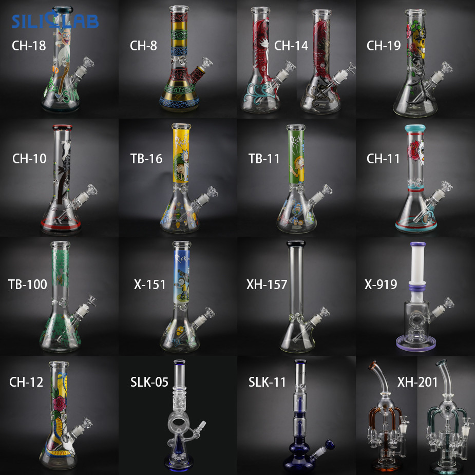 Slk-02 Crystal Tobacco Smoking Delicate Glass Water Pipe