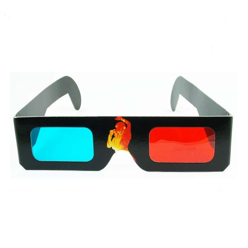 Factory Wholesale Customizable Printed Paper Love Glasses 3D Glasses Special Glasses