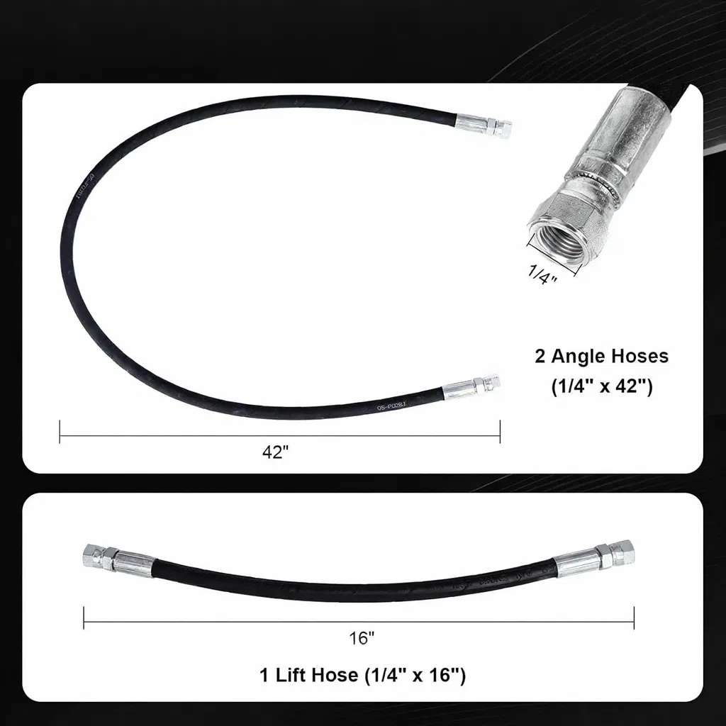 Гидравлический шланг SAE 100 R2AT 3/8" с фитингами JIC