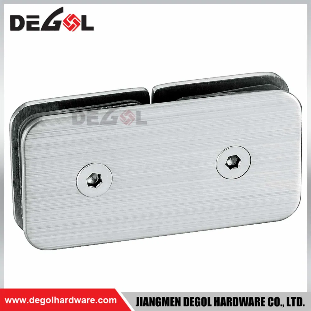 Stain Glass Wall Mounted Bevel Edge Glass Clamp for Glass Fitting and Shower