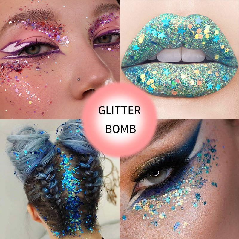 Seline Girl 35ml Makeup Party Christmas Colorful Creamy Glitter