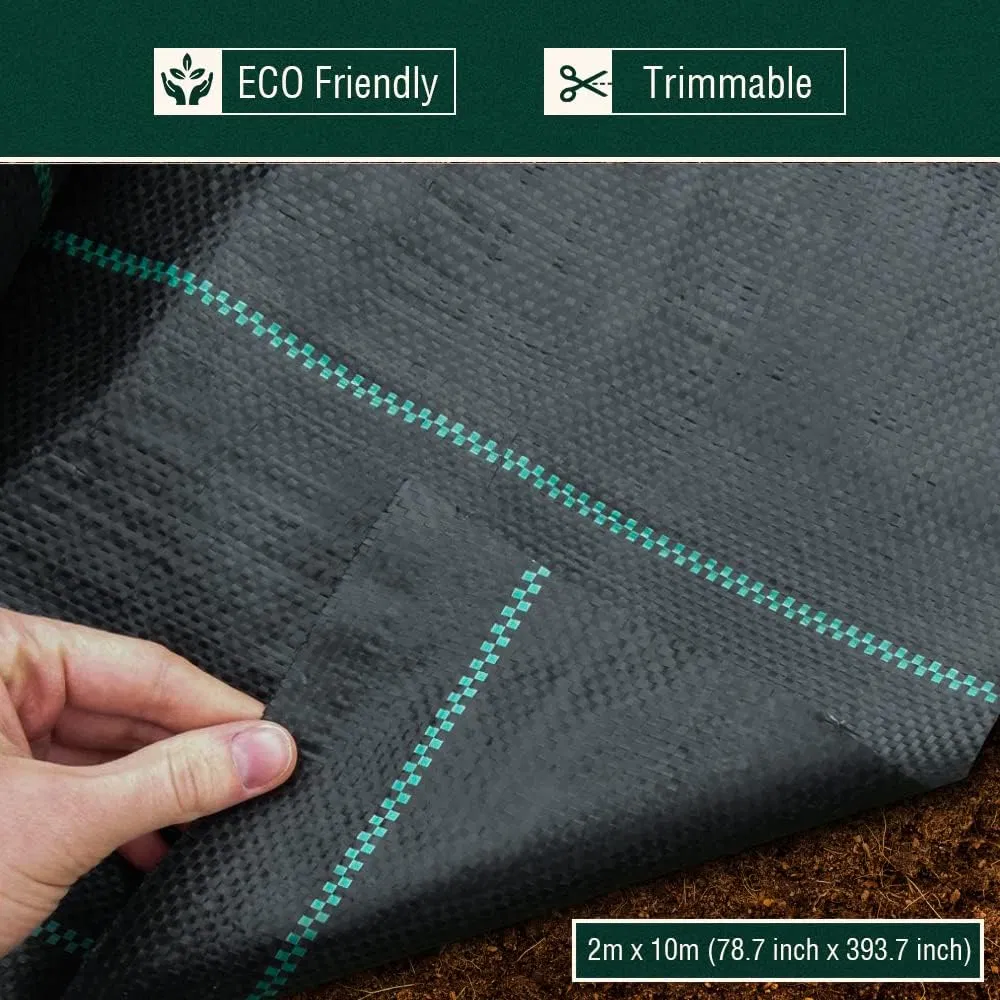 Weed Control Black PP Woven Fabric Barriers