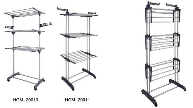 Household Storage Holders Bathroom Clothing Drying Rack