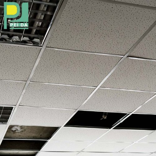 Factory Price Easy Installation Galvanized Steel Profile Flat Groove Ceiling T Grid