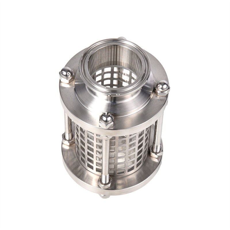 Stainless Steel Straight Ferrule Tubular Sanitary Tri Clamp Sight Glass with Protective Net