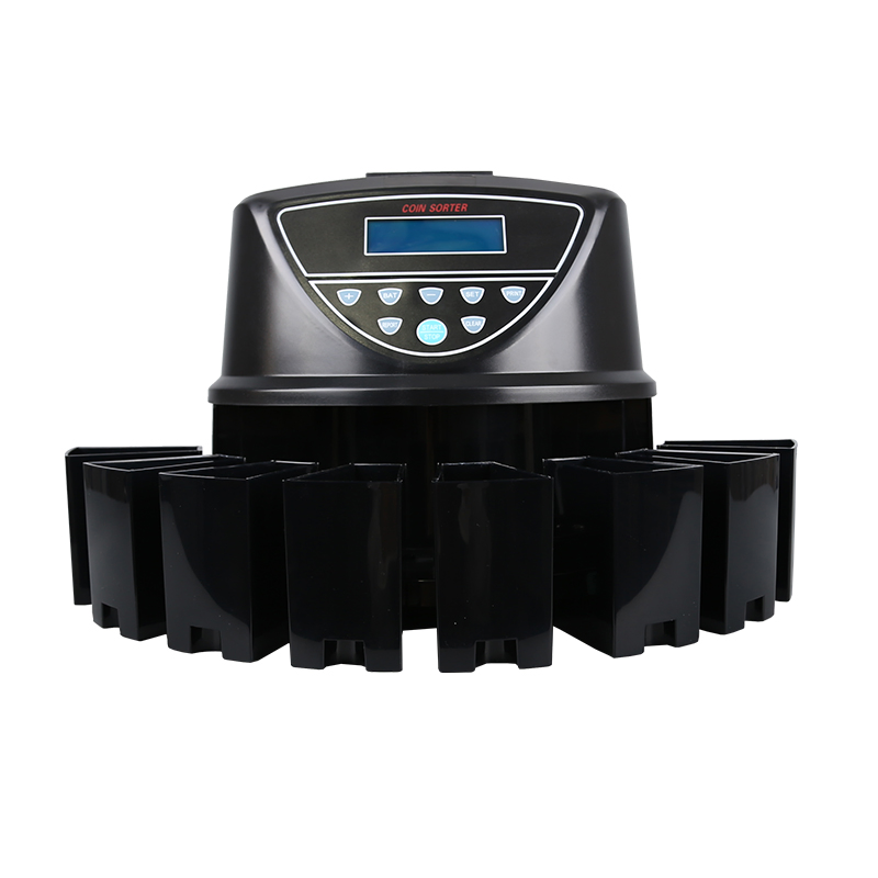 CS-5506 High-Speed Multi-Currency Coin Counter Sorter with Optical Sensor,Coin Sorter for Euro USD Russia Philippines Casino Use