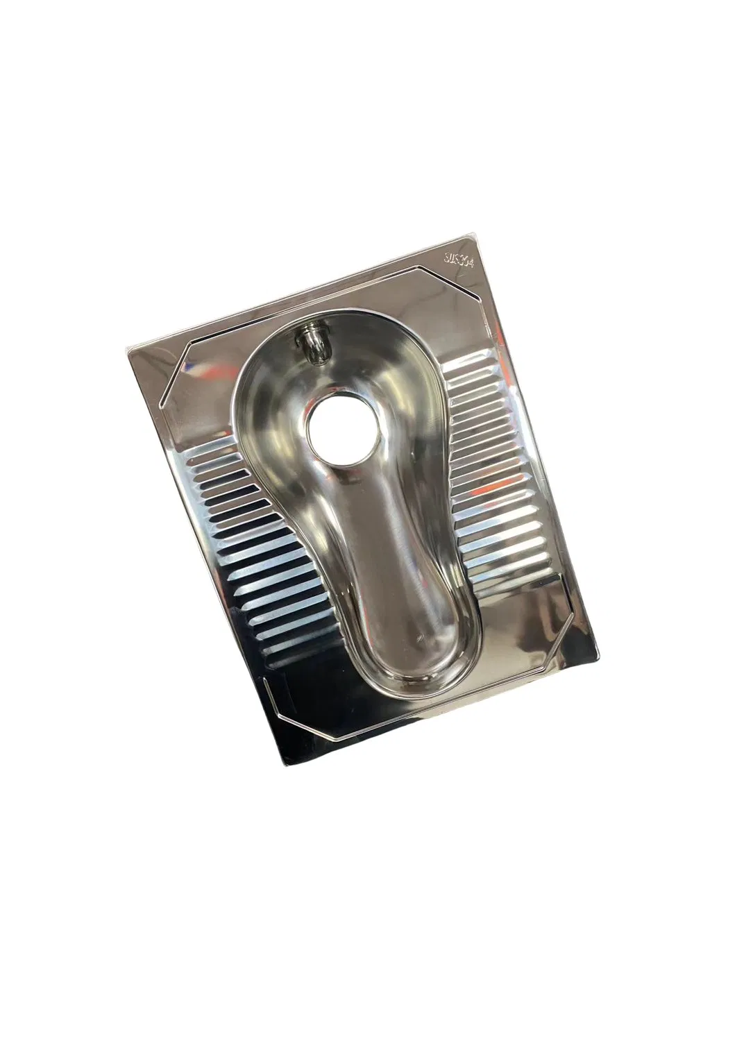Premium Custom Stainless Steel 304 Squatting Toilet Pan for Prisons