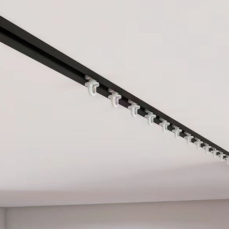 Manufacturer Home Decorative Modern Ceiling Ripple Fold Aluminum Hidden Curtain Track