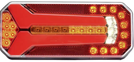 LED задний фонарь для грузовика 6 в 1, 12V/24V