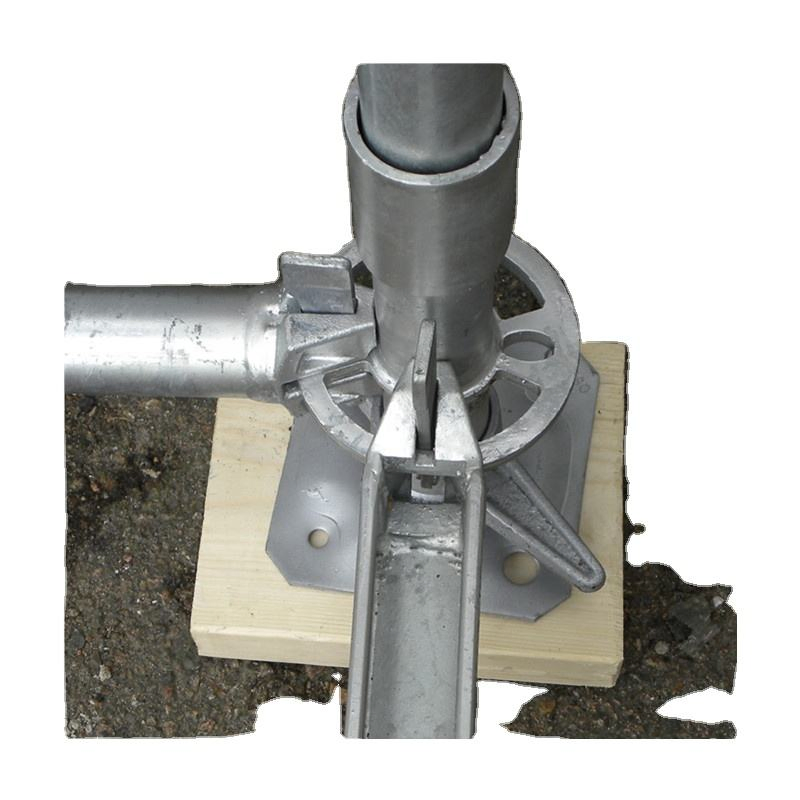 Double Handrail Construction Ringlock Shoring Building Material Used System Scaffold Clamp Coupler