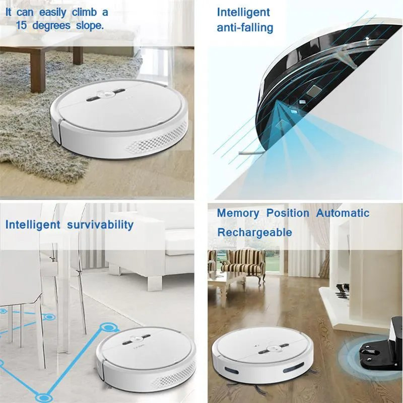 Isunnybot Wholesale Best Vacuum Cleaner Robotic Smart Tuya Voice Controlled Vacuum Cleaner