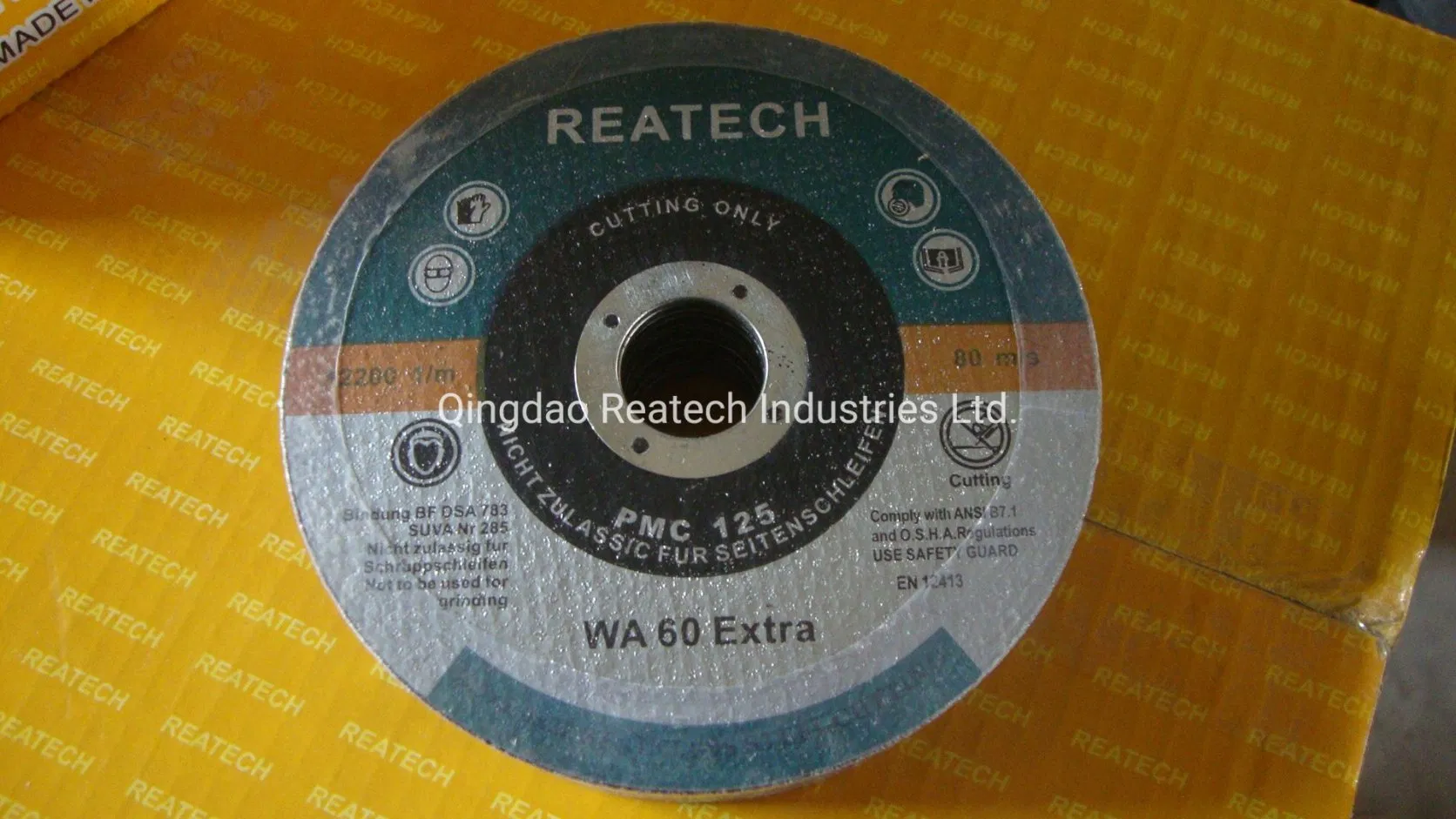 En12413 Standard Super Thin Inox Stainless Steel Cutting Disc