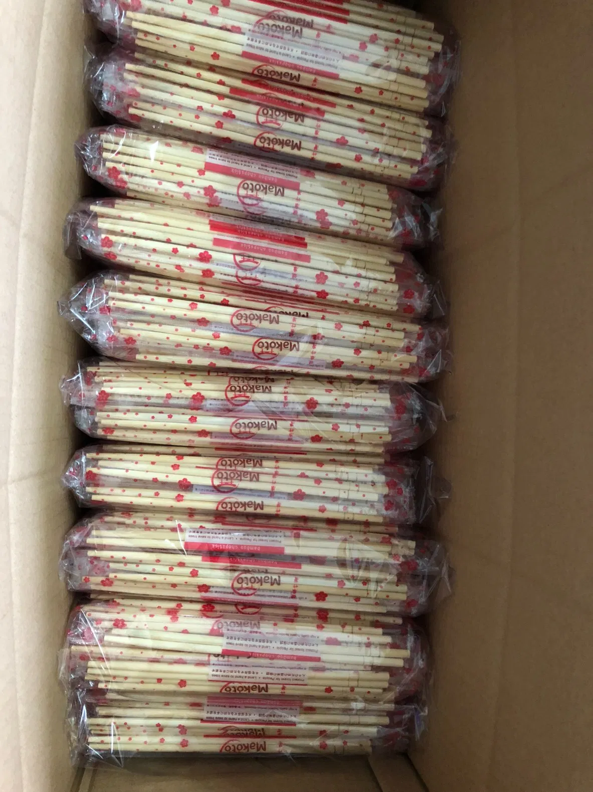 Food-Contact Grade Factory-Direct Eco-Friendly Biodegradable Disposable 100% Natural Bamboo Chopsticks Chinese Chopsticks