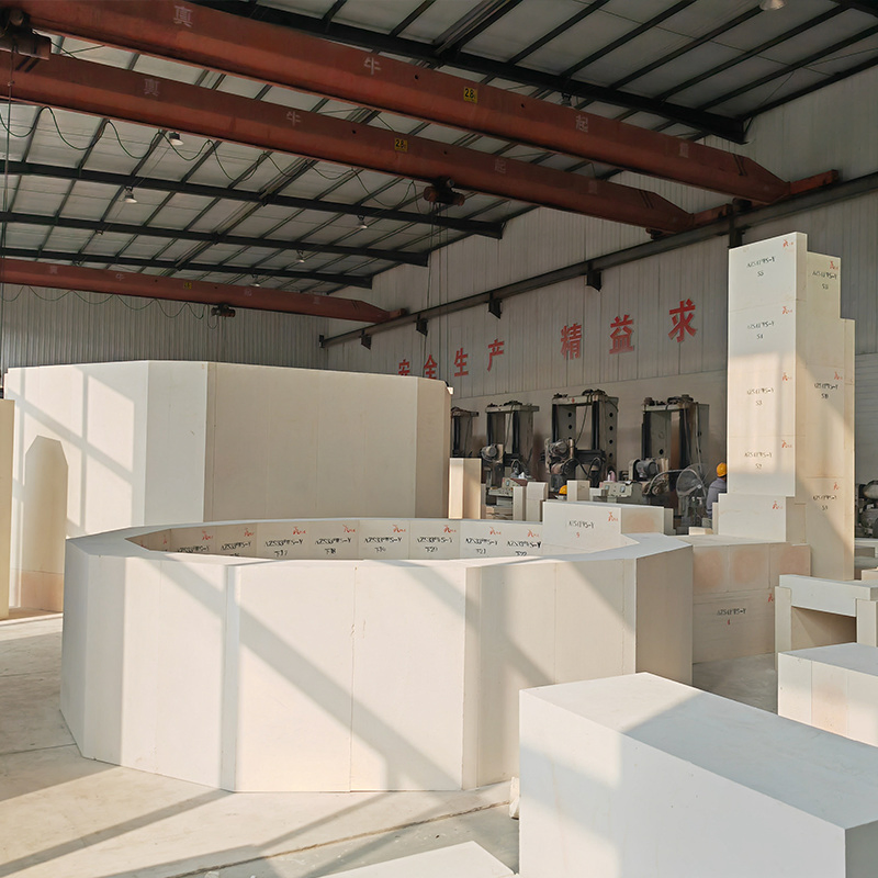 Factory Supply Fused Cast Azs Refractory Brick Zirconium Corundum Bricks for Ceramic Melting Furnace