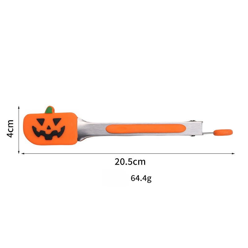 Silicone Food Clip Stainless Steel Outdoor Steak Barbecue Clip