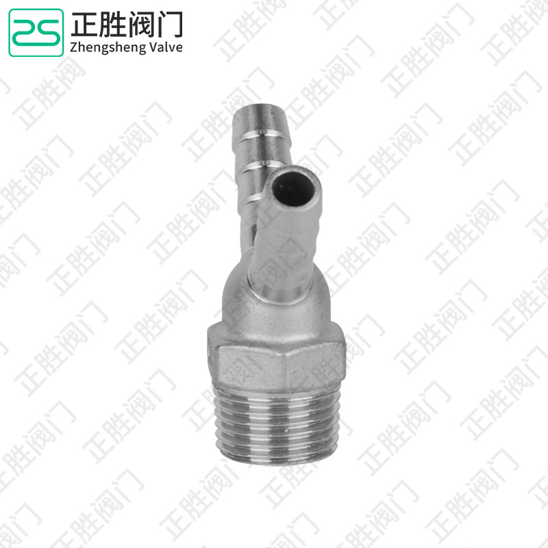 SS316 3-Way Tee with Male Thread for Plumbing Solutions