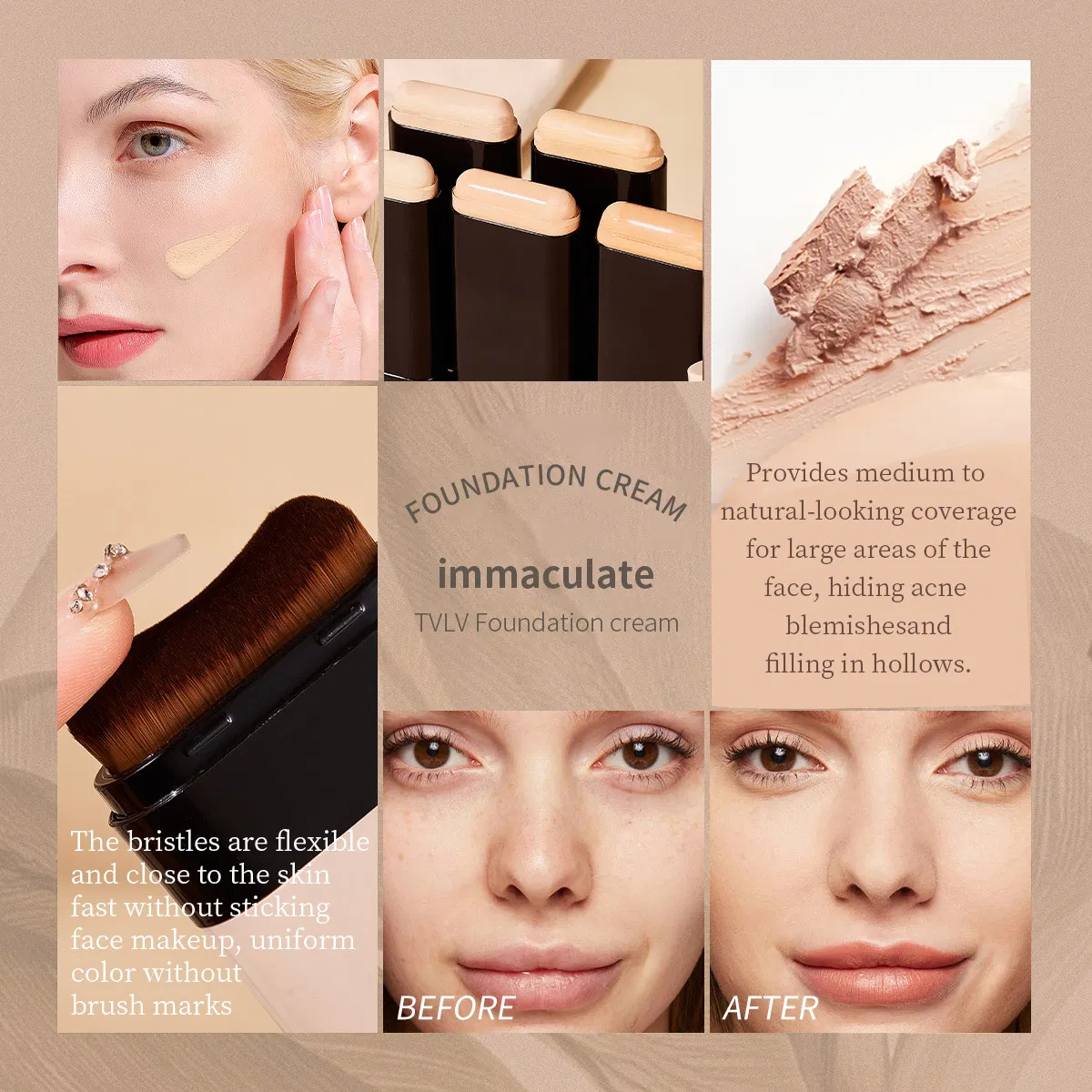Full-Coverage Long-Lasting Concealer for Perfectly Even Skin Tone