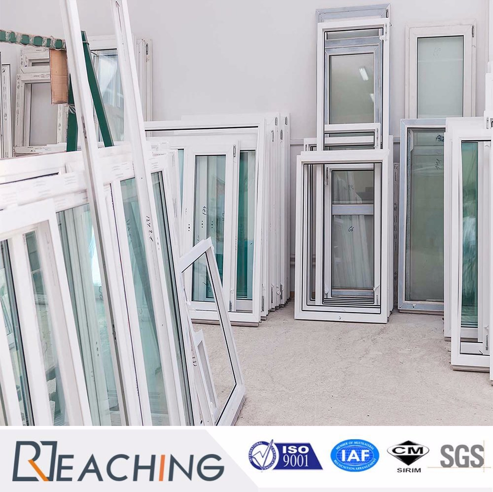 New Design Glass Window Grill Design Vinyl/Plastic/PVC Casement Windows