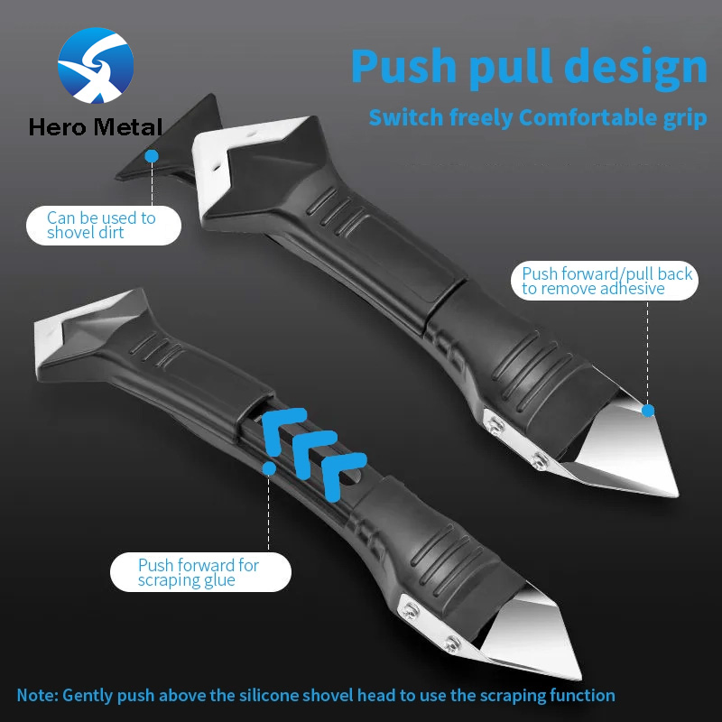Upgraded Six Folded Multi Functional Silicone Trowel Scraper Trim Furniture Wardrobedoors Caulking Tools