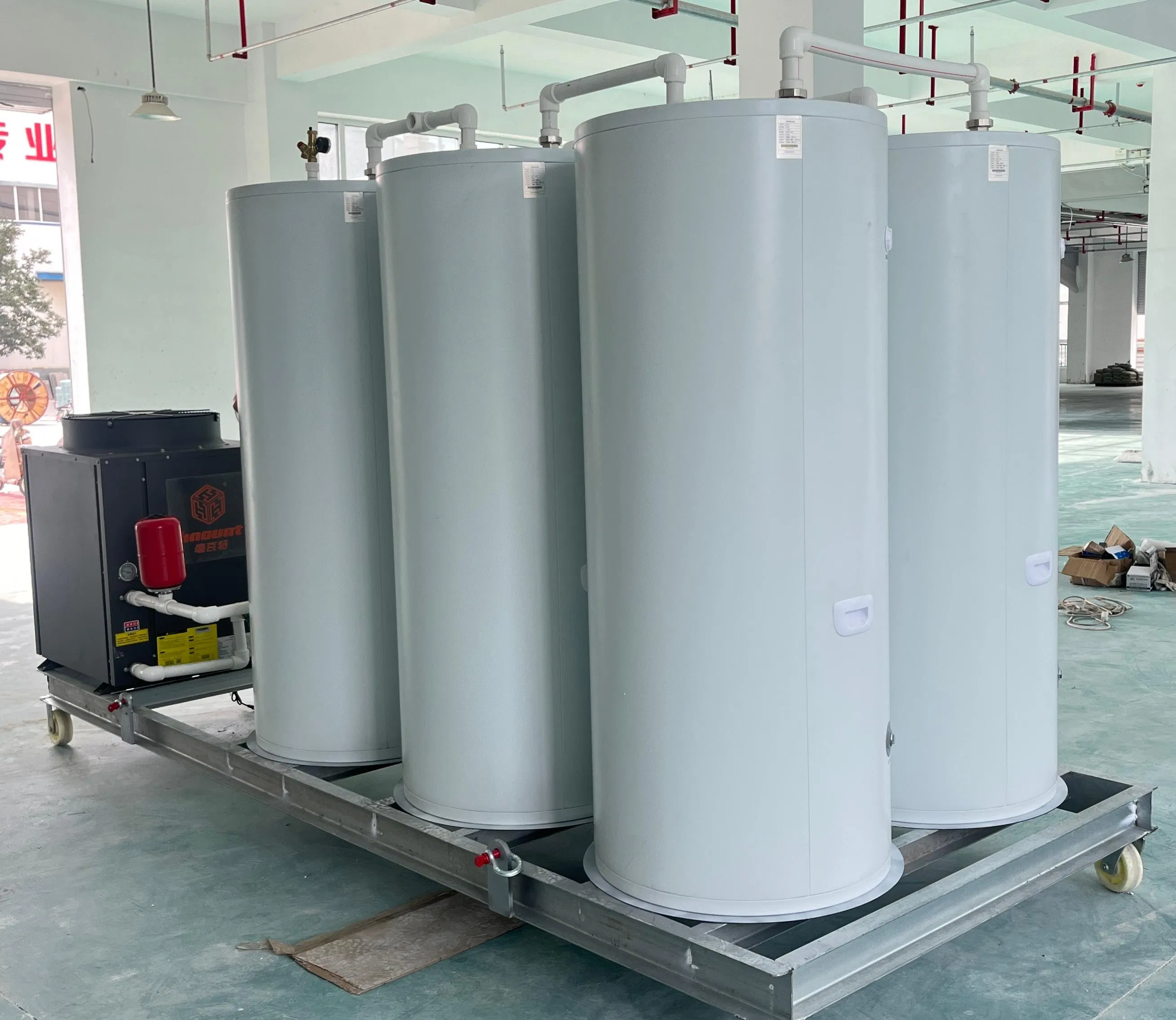 Буферный бак 500L для теплового насоса, эмалированный