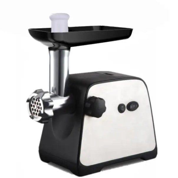 Home Kitchen Appliance Plastic Housing Stainless Steel Adjustable Speed Muitifunctional Meat Grinder with Handle