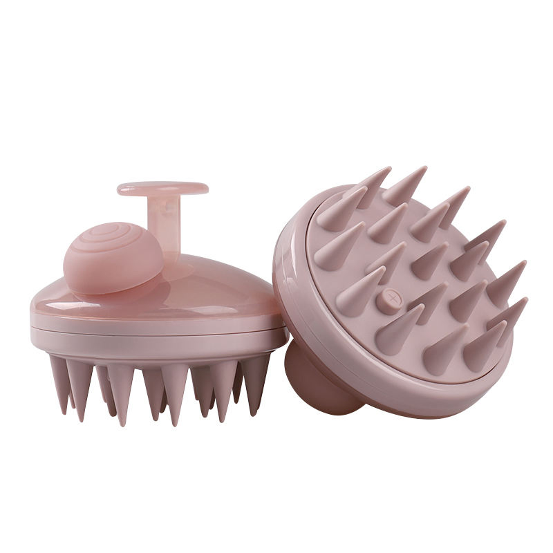 New Silicone Shampoo Brush with Dispenser for Efficient Hair Washing