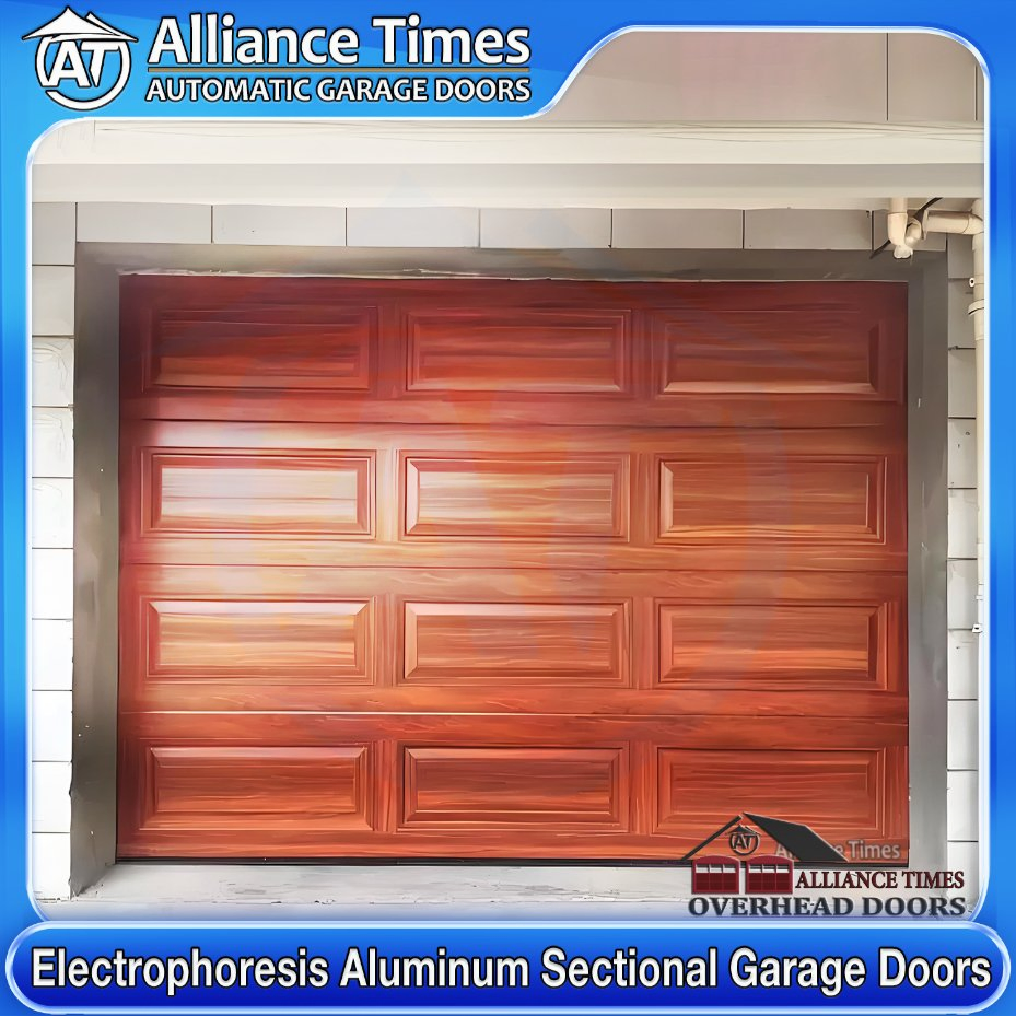 Modern Tranditional Aluminum Raised Panels Antiseptic Security Anti-Rust Garage Doors