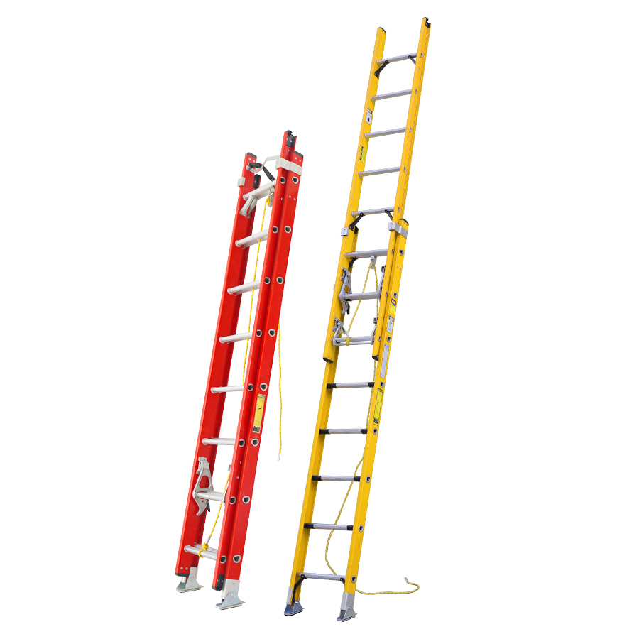 ANSI 16 20 24 28 32 36 40 Steps FRP Extension Folding Insulated Fiberglass Ladder